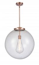 Innovations Lighting 221-1S-AC-G204-18 - Beacon - 1 Light - 18 inch - Antique Copper - Cord hung - Pendant