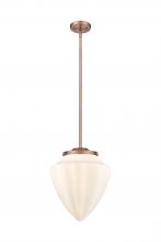 Innovations Lighting 221-1S-AC-G661-12 - Beacon - 1 Light - 16 inch - Antique Copper - Cord hung - Pendant