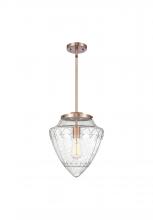 Innovations Lighting 221-1S-AC-G664-12 - Beacon - 1 Light - 16 inch - Antique Copper - Cord hung - Pendant