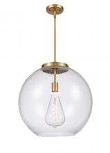 Innovations Lighting 221-1S-BB-G124-18 - Athens - 1 Light - 18 inch - Brushed Brass - Cord hung - Pendant