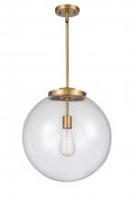 Innovations Lighting 221-1S-BB-G204-16 - Beacon - 1 Light - 16 inch - Brushed Brass - Cord hung - Pendant