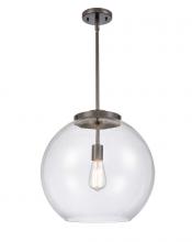 Innovations Lighting 221-1S-OB-G122-16 - Athens - 1 Light - 16 inch - Oil Rubbed Bronze - Cord hung - Pendant