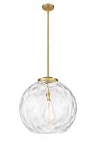 Innovations Lighting 221-1S-SG-G1215-18 - Athens Water Glass - 1 Light - 18 inch - Satin Gold - Cord hung - Pendant