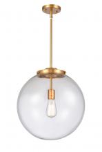 Innovations Lighting 221-1S-SG-G204-16 - Beacon - 1 Light - 16 inch - Satin Gold - Cord hung - Pendant