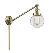 Innovations Lighting 237-AB-G202-6 - Beacon - 1 Light - 6 inch - Antique Brass - Swing Arm