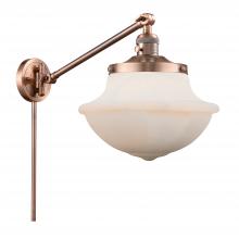 Innovations Lighting 237-AC-G541 - Oxford - 1 Light - 12 inch - Antique Copper - Swing Arm