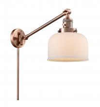 Innovations Lighting 237-AC-G71 - Bell - 1 Light - 8 inch - Antique Copper - Swing Arm