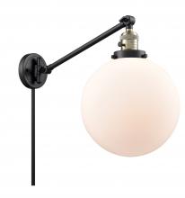 Innovations Lighting 237-BAB-G201-10 - Beacon - 1 Light - 10 inch - Black Antique Brass - Swing Arm