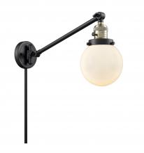Innovations Lighting 237-BAB-G201-6 - Beacon - 1 Light - 6 inch - Black Antique Brass - Swing Arm