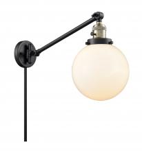 Innovations Lighting 237-BAB-G201-8 - Beacon - 1 Light - 8 inch - Black Antique Brass - Swing Arm