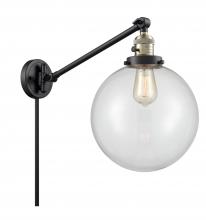 Innovations Lighting 237-BAB-G202-10 - Beacon - 1 Light - 10 inch - Black Antique Brass - Swing Arm
