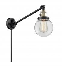 Innovations Lighting 237-BAB-G202-6 - Beacon - 1 Light - 6 inch - Black Antique Brass - Swing Arm
