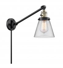 Innovations Lighting 237-BAB-G62 - Cone - 1 Light - 8 inch - Black Antique Brass - Swing Arm