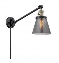 Innovations Lighting 237-BAB-G63 - Cone - 1 Light - 8 inch - Black Antique Brass - Swing Arm