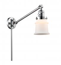Innovations Lighting 237-PC-G181S - Canton - 1 Light - 8 inch - Polished Chrome - Swing Arm