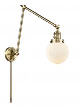 Innovations Lighting 238-AB-G201-6 - Beacon - 1 Light - 6 inch - Antique Brass - Swing Arm