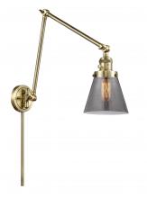 Innovations Lighting 238-AB-G63 - Cone - 1 Light - 8 inch - Antique Brass - Swing Arm