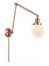 Innovations Lighting 238-AC-G201-6 - Beacon - 1 Light - 6 inch - Antique Copper - Swing Arm