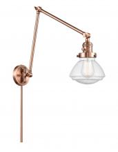 Innovations Lighting 238-AC-G324 - Olean - 1 Light - 9 inch - Antique Copper - Swing Arm