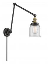 Innovations Lighting 238-BAB-G52 - Bell - 1 Light - 8 inch - Black Antique Brass - Swing Arm