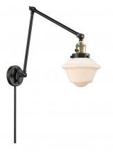 Innovations Lighting 238-BAB-G531 - Oxford - 1 Light - 8 inch - Black Antique Brass - Swing Arm