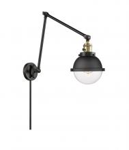  238-BAB-HFS-62-BK - Hampden - 1 Light - 7 inch - Black Antique Brass - Swing Arm