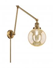 Innovations Lighting 238-BB-G208-8 - Beacon - 1 Light - 8 inch - Brushed Brass - Swing Arm