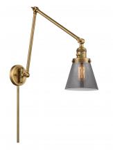 Innovations Lighting 238-BB-G63 - Cone - 1 Light - 8 inch - Brushed Brass - Swing Arm