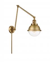 Innovations Lighting 238-BB-HFS-62-BB - Hampden - 1 Light - 7 inch - Brushed Brass -Adjustable Swing Arm