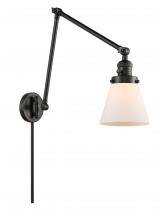 Innovations Lighting 238-BK-G61 - Cone - 1 Light - 8 inch - Matte Black - Swing Arm