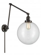 Innovations Lighting 238-OB-G202-12 - Beacon - 1 Light - 12 inch - Oil Rubbed Bronze - Swing Arm