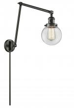 Innovations Lighting 238-OB-G202-6 - Beacon - 1 Light - 6 inch - Oil Rubbed Bronze - Swing Arm