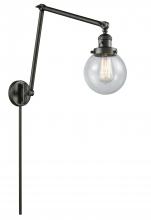 Innovations Lighting 238-OB-G204-6 - Beacon - 1 Light - 6 inch - Oil Rubbed Bronze - Swing Arm