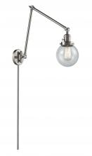 Innovations Lighting 238-SN-G204-6 - Beacon - 1 Light - 6 inch - Brushed Satin Nickel - Swing Arm