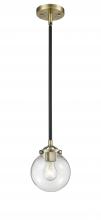 Innovations Lighting 284-1S-BAB-G202-6 - Beacon - 1 Light - 6 inch - Black Antique Brass - Cord hung - Mini Pendant