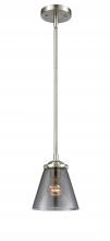 Innovations Lighting 284-1S-SN-G63 - Cone - 1 Light - 6 inch - Brushed Satin Nickel - Cord hung - Mini Pendant