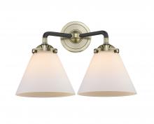  284-2W-BAB-G41 - Cone - 2 Light - 16 inch - Black Antique Brass - Bath Vanity Light