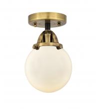 Innovations Lighting 288-1C-BAB-G201-6 - Beacon - 1 Light - 6 inch - Black Antique Brass - Semi-Flush Mount