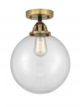 Innovations Lighting 288-1C-BAB-G202-10 - Beacon - 1 Light - 10 inch - Black Antique Brass - Semi-Flush Mount