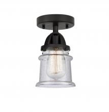 Innovations Lighting 288-1C-BK-G184S - Canton - 1 Light - 5 inch - Matte Black - Semi-Flush Mount