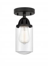Innovations Lighting 288-1C-BK-G312 - Dover - 1 Light - 5 inch - Matte Black - Semi-Flush Mount
