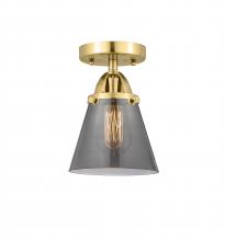 Innovations Lighting 288-1C-SG-G63 - Cone - 1 Light - 6 inch - Satin Gold - Semi-Flush Mount