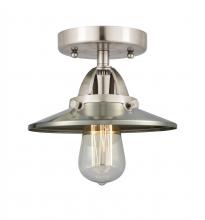 Innovations Lighting 288-1C-SN-M2-SN - Railroad - 1 Light - 8 inch - Brushed Satin Nickel - Semi-Flush Mount