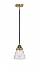 Innovations Lighting 288-1S-BAB-G64 - Cone - 1 Light - 6 inch - Black Antique Brass - Cord hung - Mini Pendant