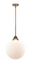 Innovations Lighting 288-1S-BB-G201-12 - Beacon - 1 Light - 12 inch - Brushed Brass - Cord hung - Mini Pendant