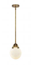 Innovations Lighting 288-1S-BB-G201-6 - Beacon - 1 Light - 6 inch - Brushed Brass - Cord hung - Mini Pendant