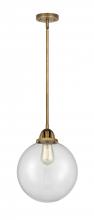 Innovations Lighting 288-1S-BB-G202-10 - Beacon - 1 Light - 10 inch - Brushed Brass - Cord hung - Mini Pendant