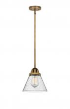 Innovations Lighting 288-1S-BB-G44 - Cone - 1 Light - 8 inch - Brushed Brass - Cord hung - Mini Pendant
