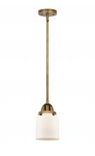 Innovations Lighting 288-1S-BB-G51 - Bell - 1 Light - 5 inch - Brushed Brass - Cord hung - Mini Pendant