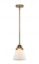 Innovations Lighting 288-1S-BB-G61 - Cone - 1 Light - 6 inch - Brushed Brass - Cord hung - Mini Pendant